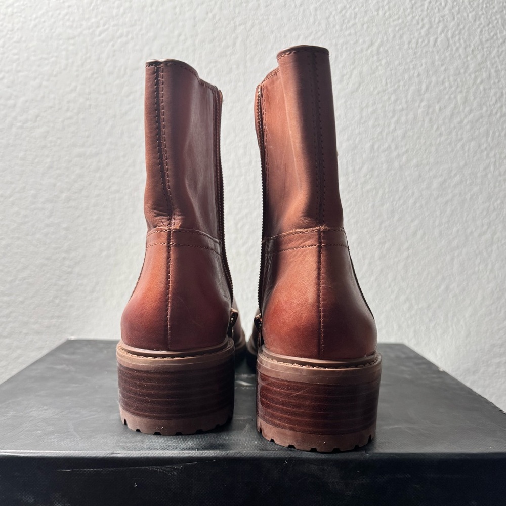 Coach Georgetta Light Wax Calf Saddle Burnished - Picture 2 of 5